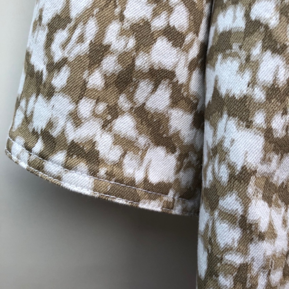 Ruby Rd. Snakeskin Jeweled Collarless Button Down… - image 5